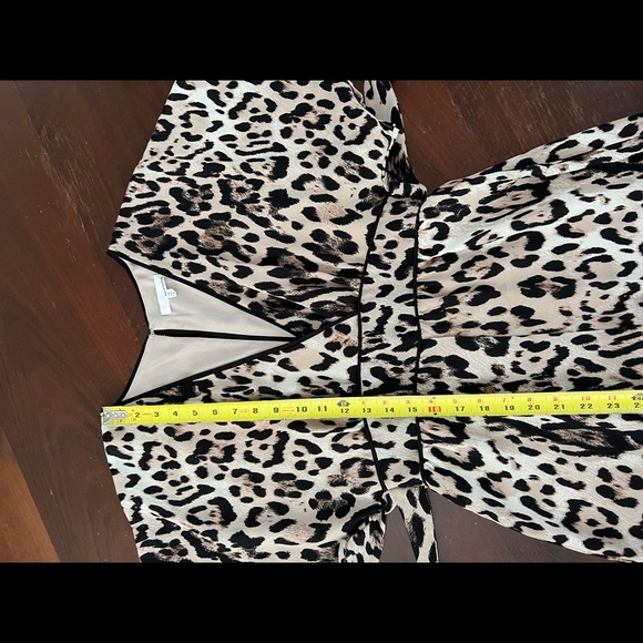 june & hudson leopard print jumper | size S - Picture 9 of 11